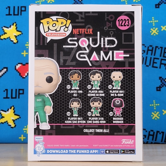 Funko PoP Television Netflix Squid Game Player 001 OH IL NAM 4" #1223 Vinyl New - Picture 3 of 6